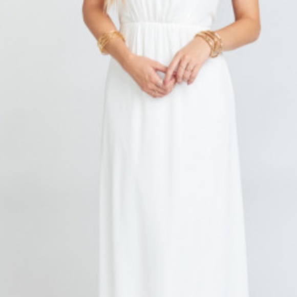 SHOW ME YOUR MUMU - COLLETTE COLLAR DRESS - White - Picture 2 of 3